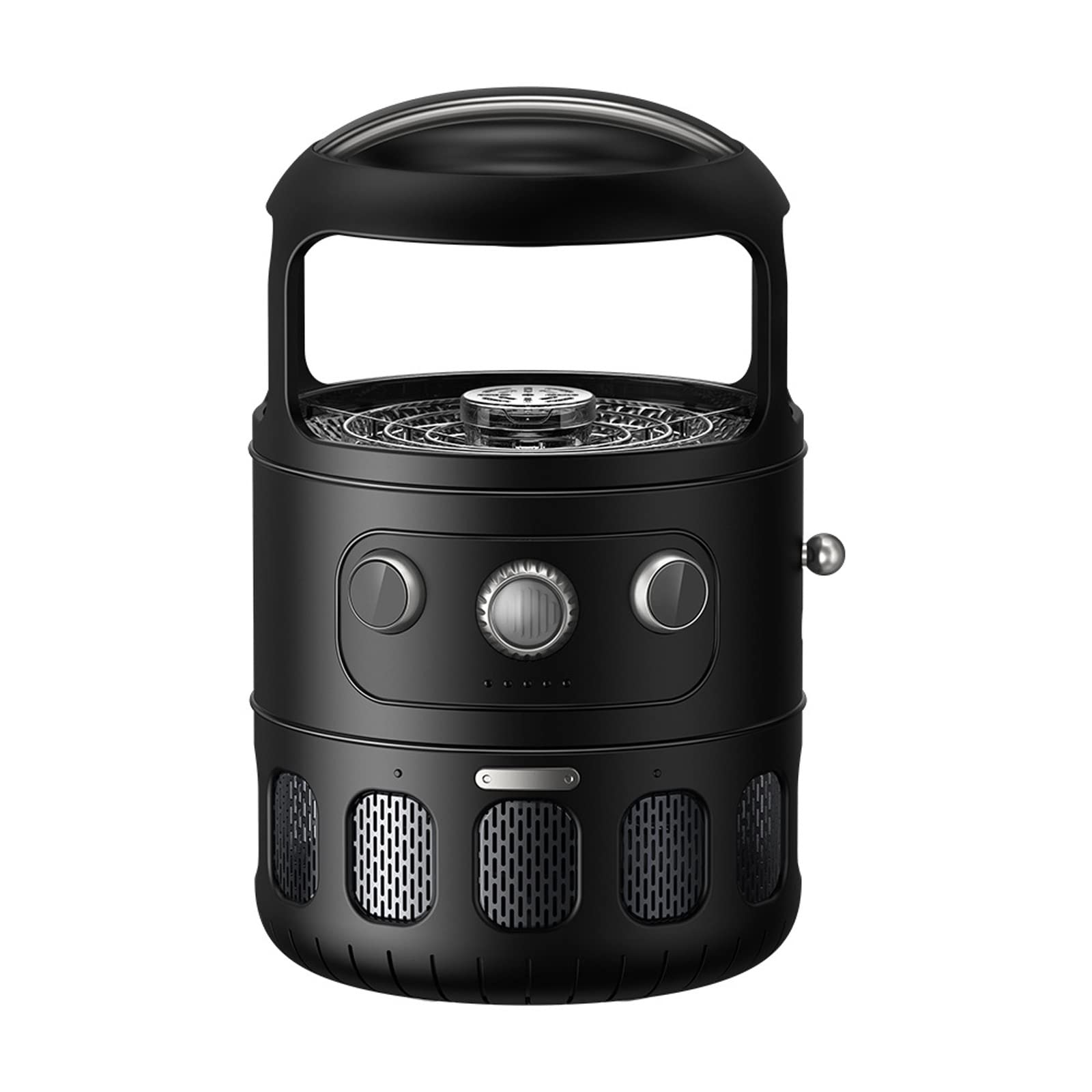 Lámpara antimosquitos - Asesino de Mosquitos para el hogar y el Lugar de Trabajo - Asesino de Mosquitos biónico de Onda de luz Tipo Descarga eléctrica, Control físico de Mosquitos (Negro)