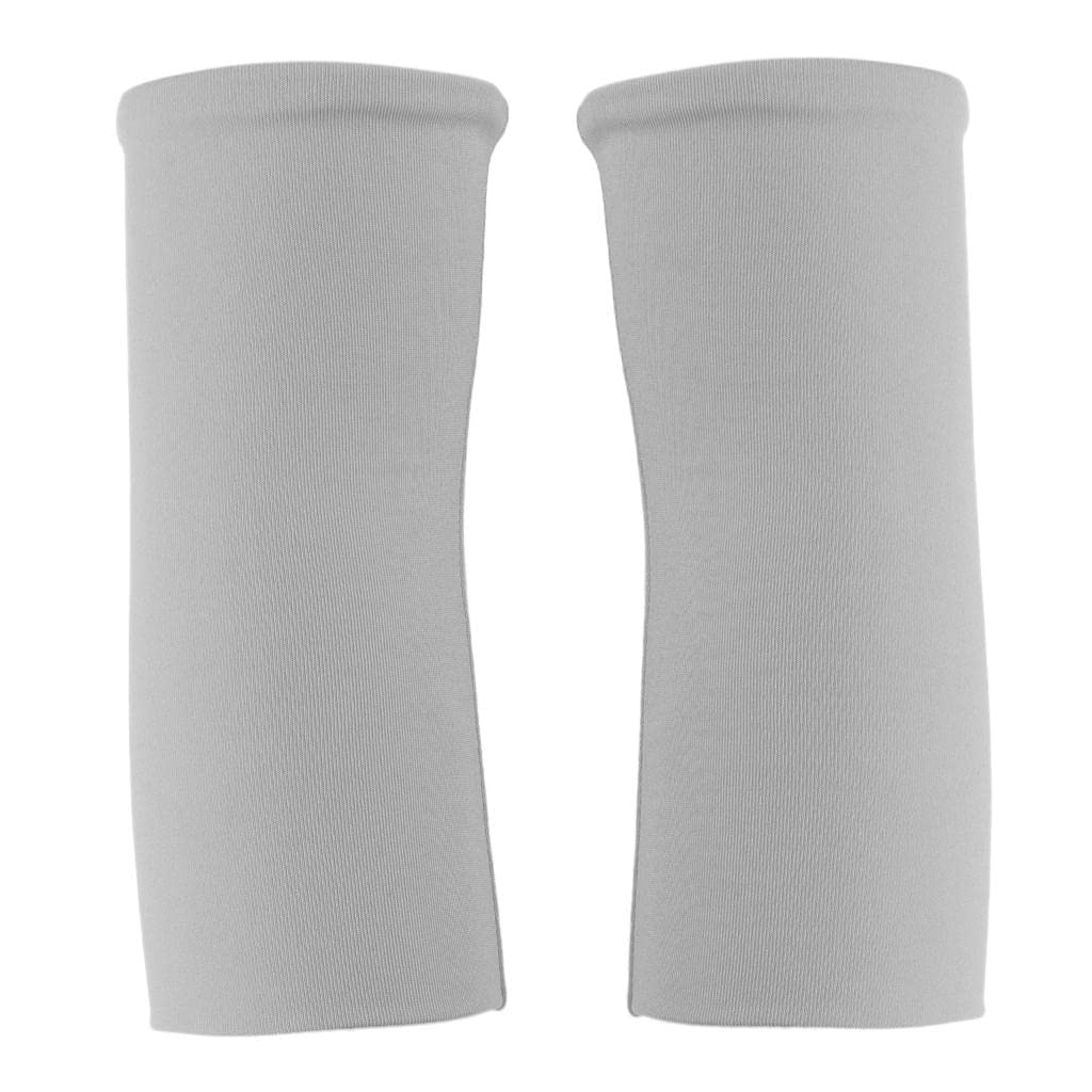 NIVAA Sport Arm Compression Sleeve Elbow Protector Support Brace Light Gray-image-8