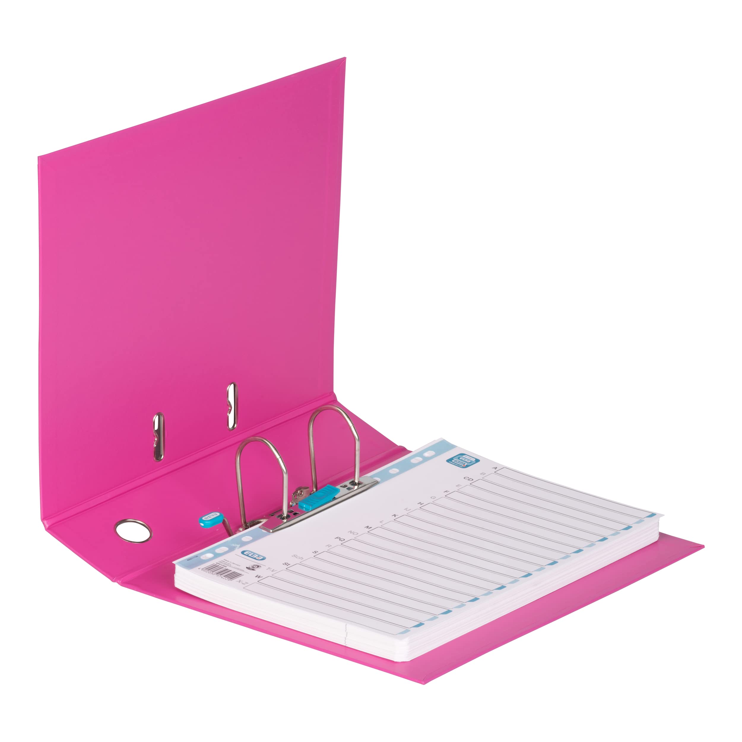 Elba 100400543 raccoglitore ad anelli STRONG-Line DIN A4 Doppia Protezione Bordi, larghezza 8 cm Rosa