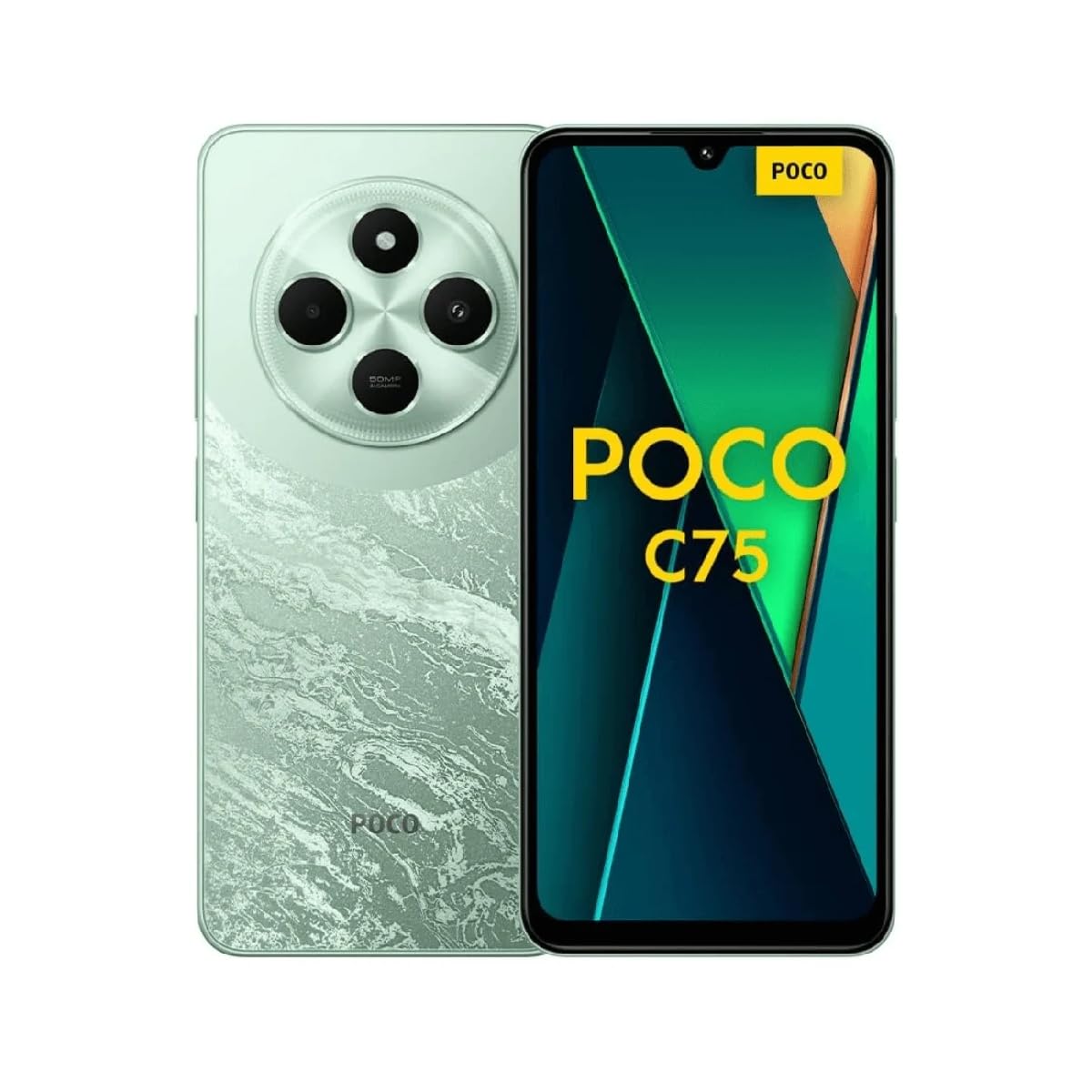 Xiaomi Poco C75 - Smartphone de 6+128GB, Pantalla de 6.88" 120Hz HD+, Medialek Helio G81, Triple Camara 50MP+2MP, 5000mAh, Verde-image