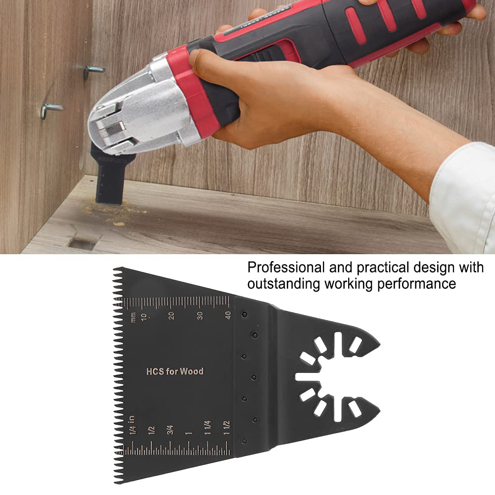 Cuchillas de Sierra Oscilante, Juego de 10 Piezas de Cuchilla Multifunción, 65mm, Accesorios de Herramientas Oscilantes Multitool para Cortar Metal Suave, Madera, Plástico