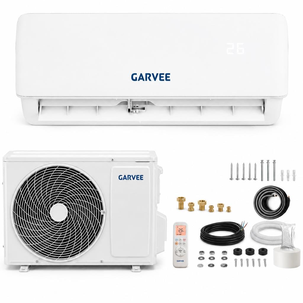 Climatiseur Split Mural Réversible Inverter 18000 BTU (≈4500 frigories), Chaud et Froid Classe A++, Fluide R32, Silencieux, Déshumidification, Minuterie, Pilotage WiFi/App, Faible consommation