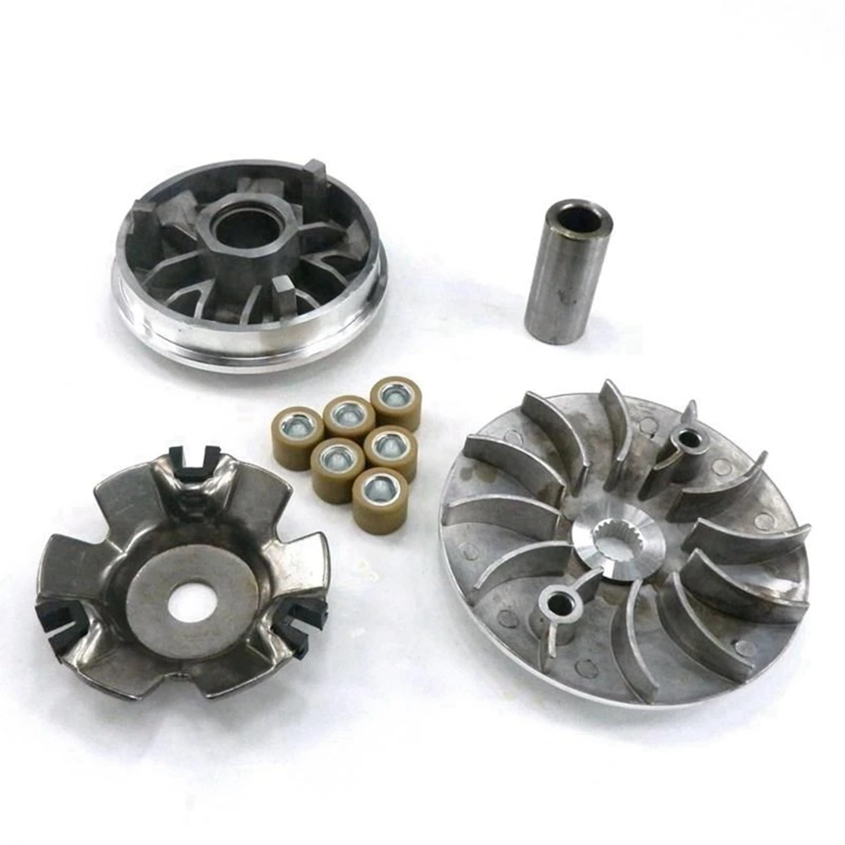2X Kit de Transmission d'embrayage de Moteur de Moto Courroie pour GY6 125Cc 150Cc Scooter Moto ATV GO Kart