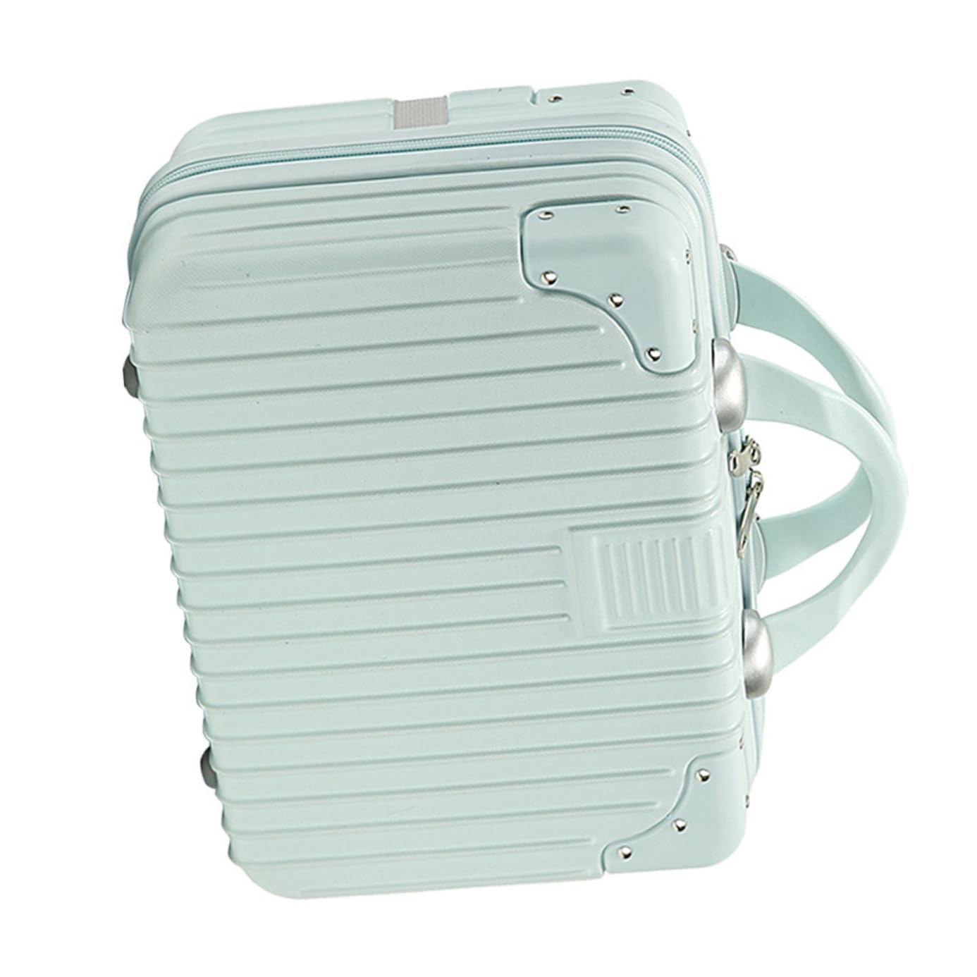 Angoily Valise de Maquillage Organisateur de Trousse à Cosmétiques en Abs et Pc Grosse Capacité à Fixer Poignée de Valise pour Voyage et Maison