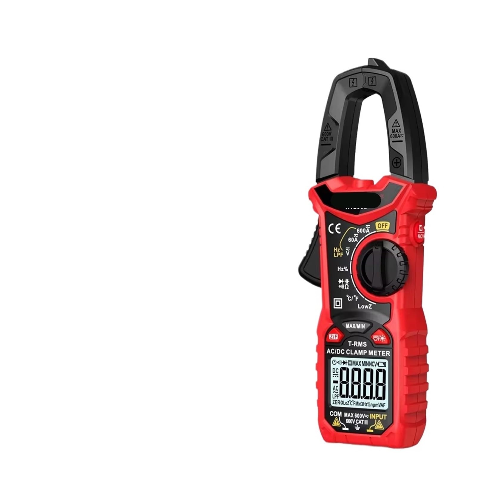 HT206A 206D AC/DC 600 A amperomierz multimetr elektryczny tester napięcia dwukolorowe podświetlenie (HT206B)
