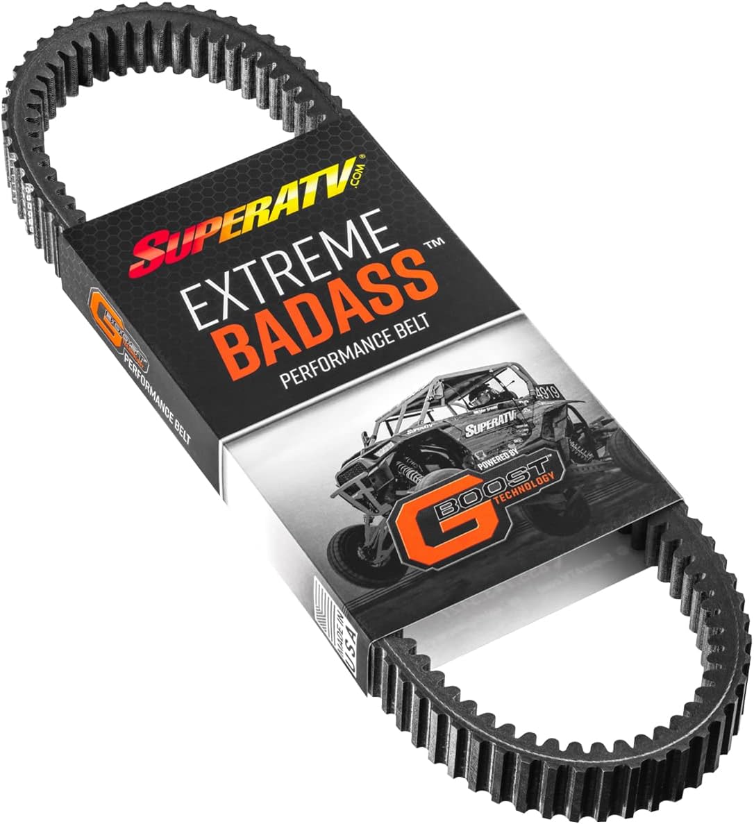 - SuperATV CFMOTO UForce Heavy-Duty CVT Drive Belt, World's Best Drive Belt, Extreme Badass, Stronger Than Stock, Made with 4340 Chromoly Steel, See Fitment