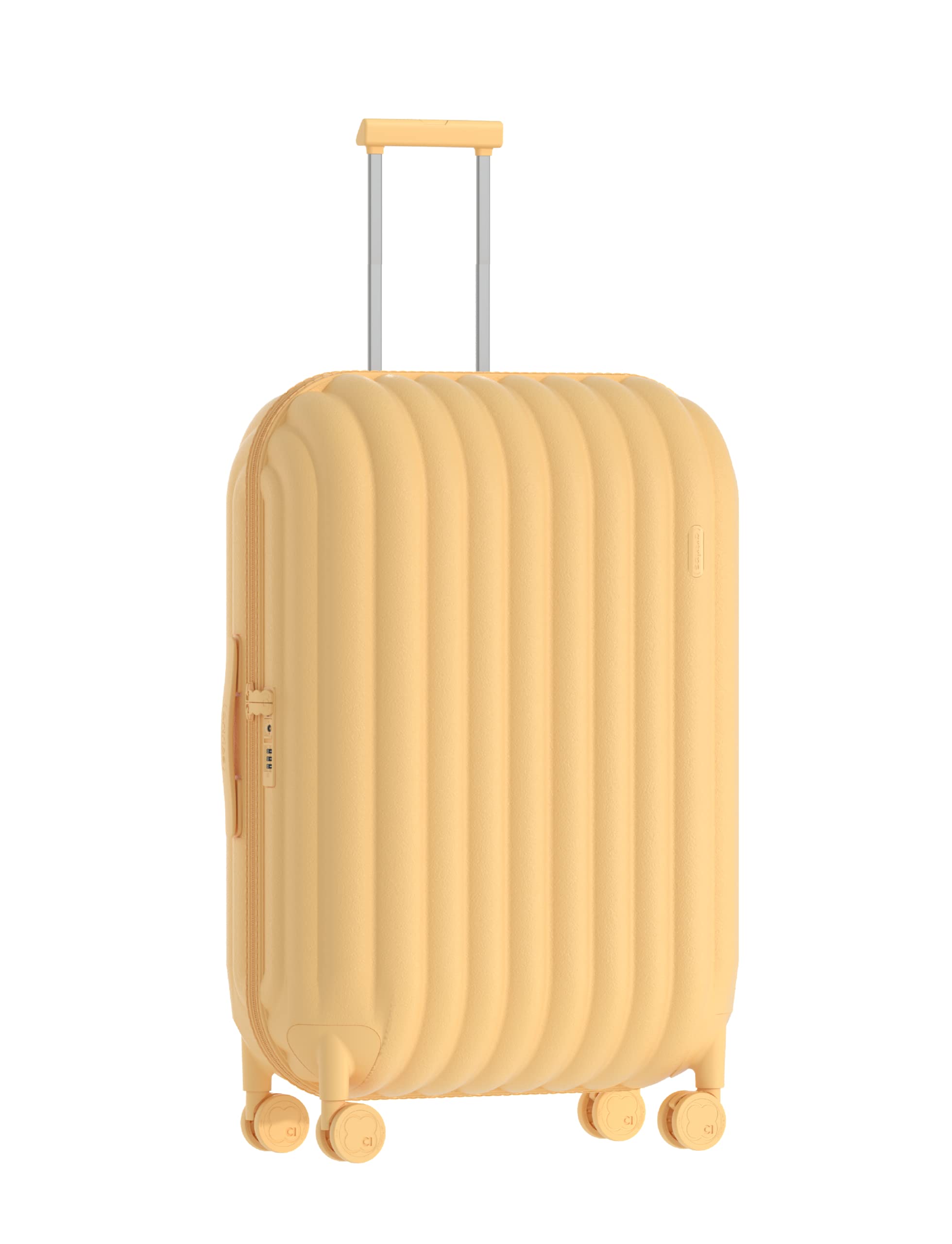 Photo 1 of *USED*artrips Hardside Lightweight Suitcase Luggage - Overhead Durable Travel Bag with Spinner Wheels,TSA Lock, Yellow, Checked-Large 28-Inch, 98L Yellow 28"