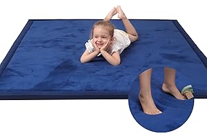 Royal Blue Baby Play Mat for Floor
