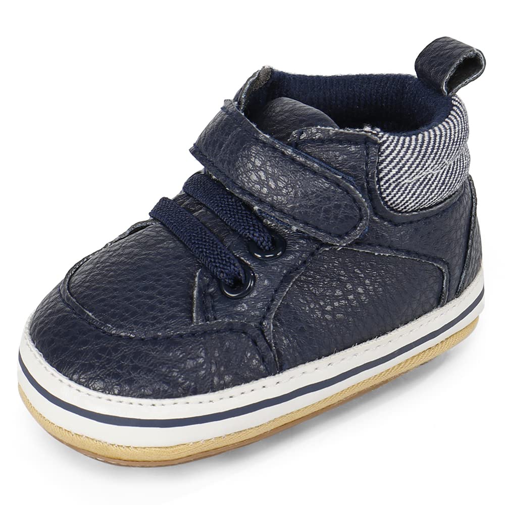 MK MATT KEELY Baby Boys Girls Soft Sole Sneakers Infant PU Leather Shoes Prewalkers — view 13