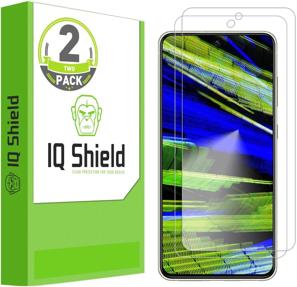 IQShield Screen Protector Compatible with Samsung Galaxy S21 FE 5G (2-Pack) Anti-Bubble Clear TPU Film