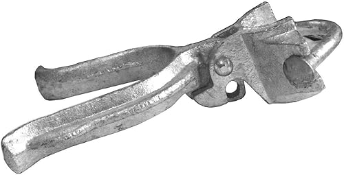 Miniatura 10 de Pestillo de horquilla de puerta de enlace de cadena de 1-58 x 4 pulgadas - Comercial resistente - Maleable - Pestillo de puerta galvanizado con