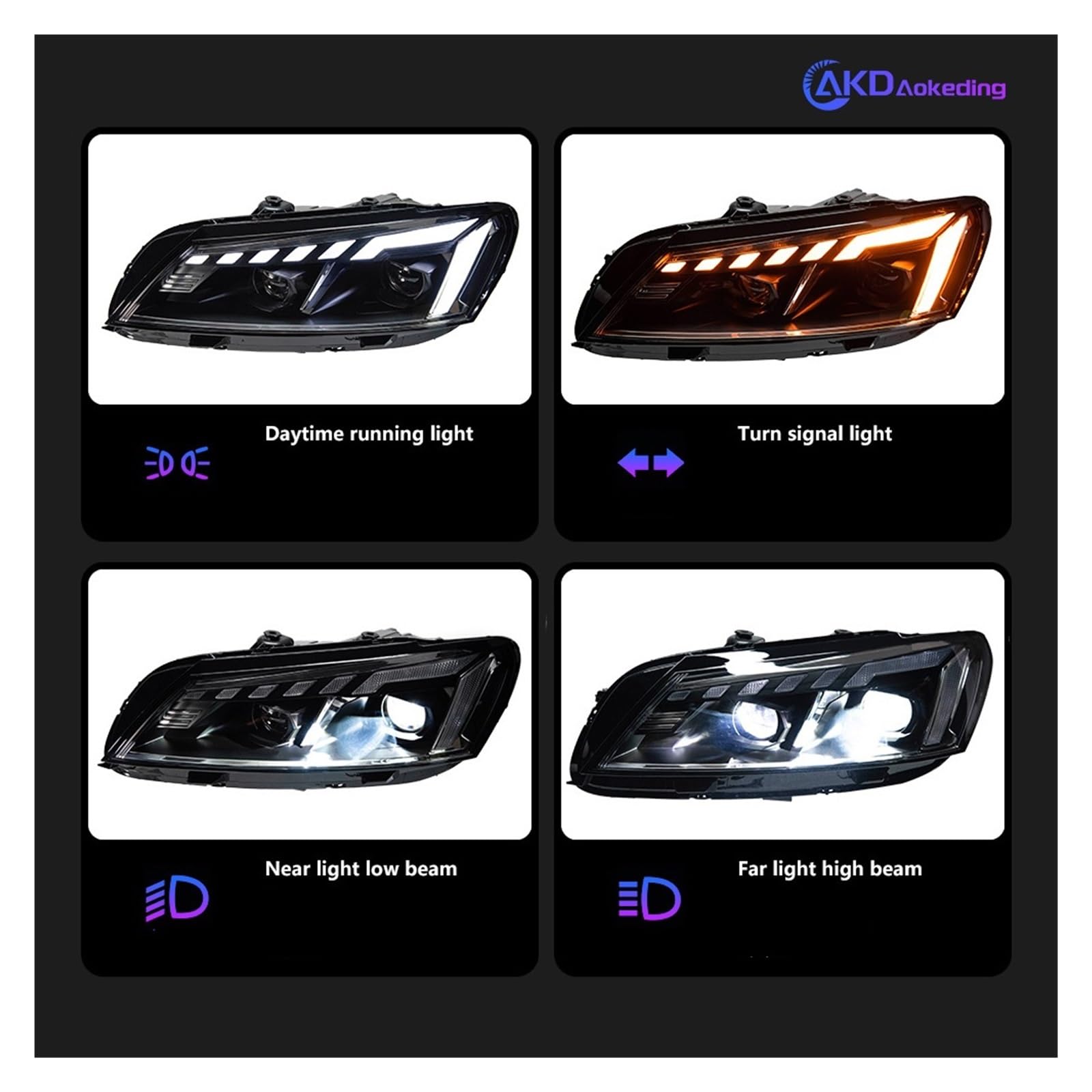 Reflektor przedni kompatybilny z VW Passat B7 Reflektor 2011-2015 Reflektor wersja amerykańska DRL Kierunkowskaz Angel Eye Projektor Soczewka