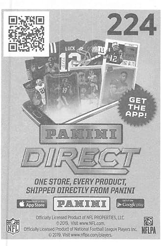 Miniatura 2 de 2019 NFL Football Panini Album Sticker #224 Von Miller Denver Broncos Foil (2 inches Wide X 2 1/4 Inch Tall Individual Album Sticker)