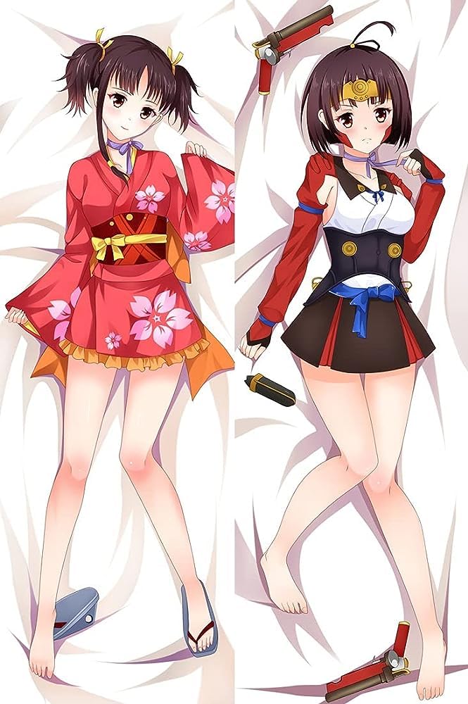 Amazon｜甲鉄城のカバネリ 65098 無名着物 アニメ枕カバー/抱き