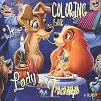 #4 Coloring Book Lady and the Tramp: Best Seller 1540645851 Book Cover