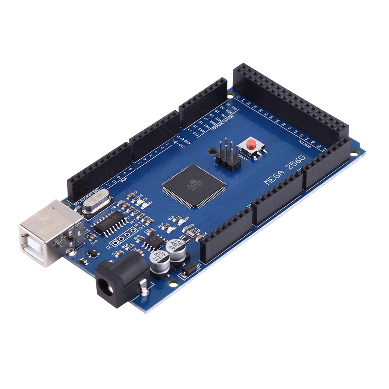 3D Printer Motherboard Kit, RAMPS 1.4 Board Controller MEGA2560 R3 Board Soldered A4988 Drivers with Heat Sink USB Calbe Jumper Kit for 3D Printer