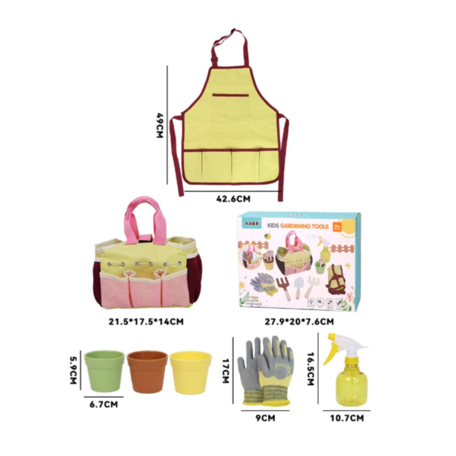 Mehrteilig Gartenpfleger-Rollenspielset | Kindgerecht, Gartenspielzeug, für zimmer
