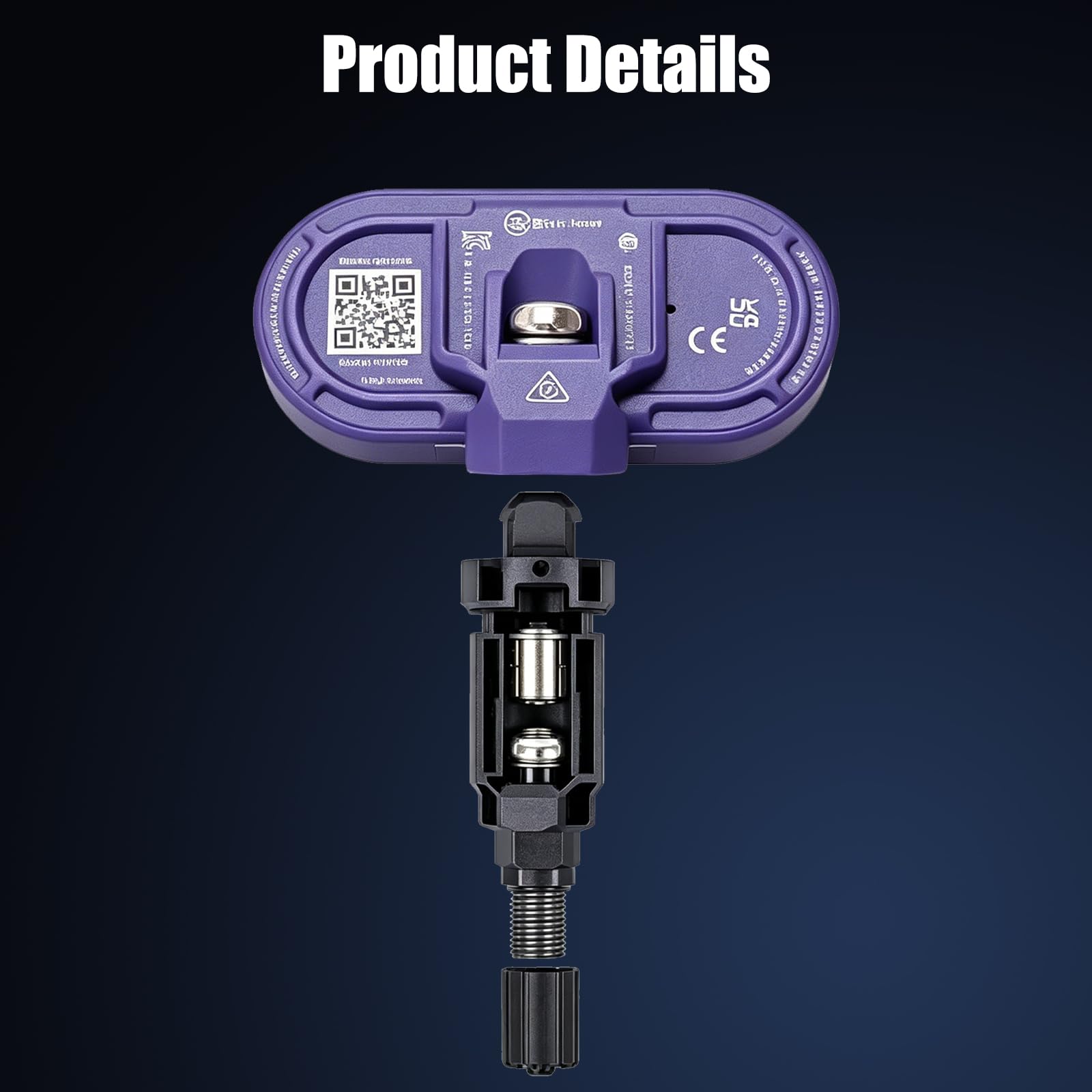 Juego de 4 unidades Tesla Bluetooth Sensor Presión de Neumáticos TPMS | Sensor de repuesto OEM para Tesla Model 3/Y a Partir de 2020, así como Model S/S Plaid y Model X/X Plaid a Partir de 2021