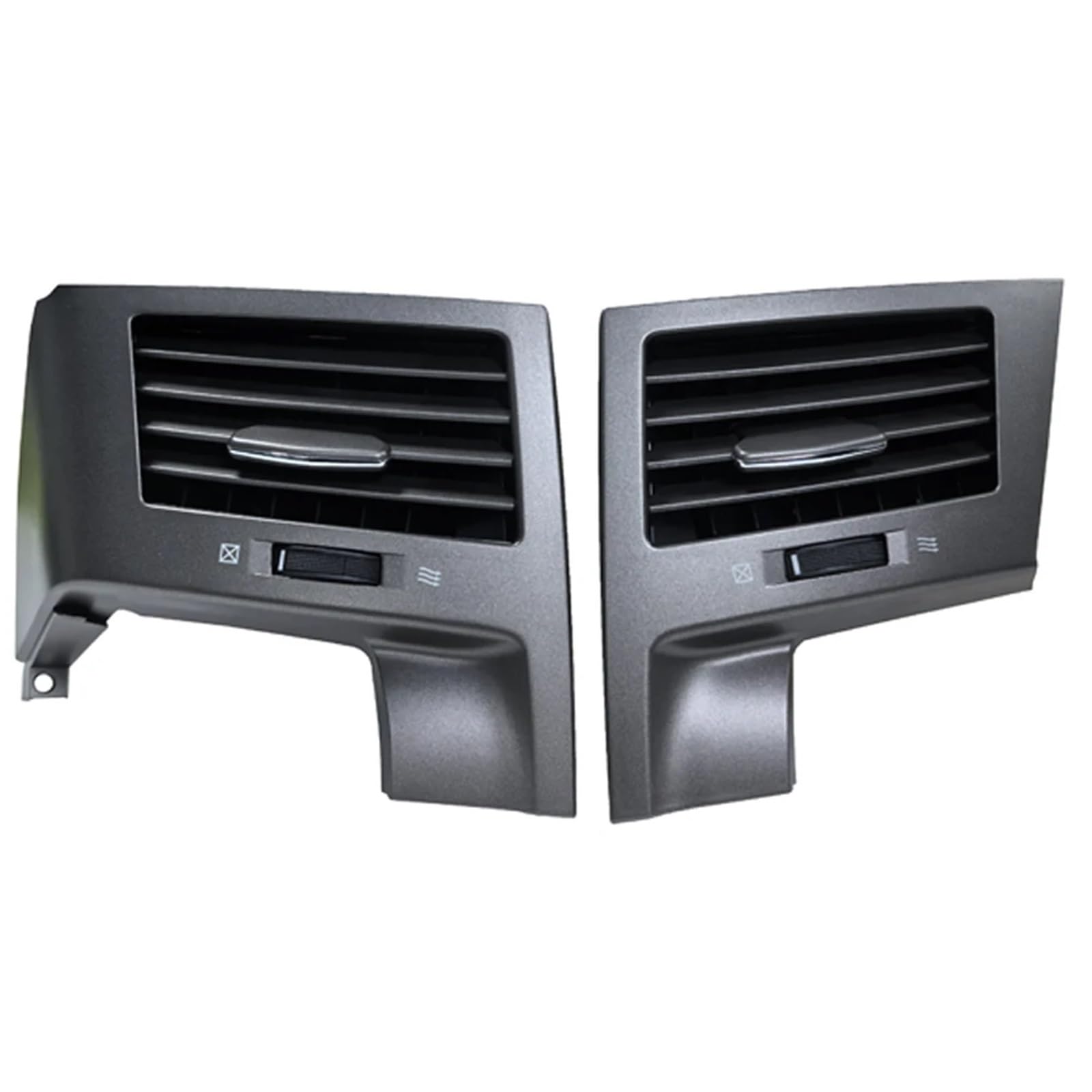 Kplounb Black Center L-R Car Dashboard Air Vent Air Conditioning Vent Fit For Lexus Lx570 Lx450 Lx460 2007-2017 Dashboard Air Outlet Penal Air Conditioner Outlet(Black Center L-R)