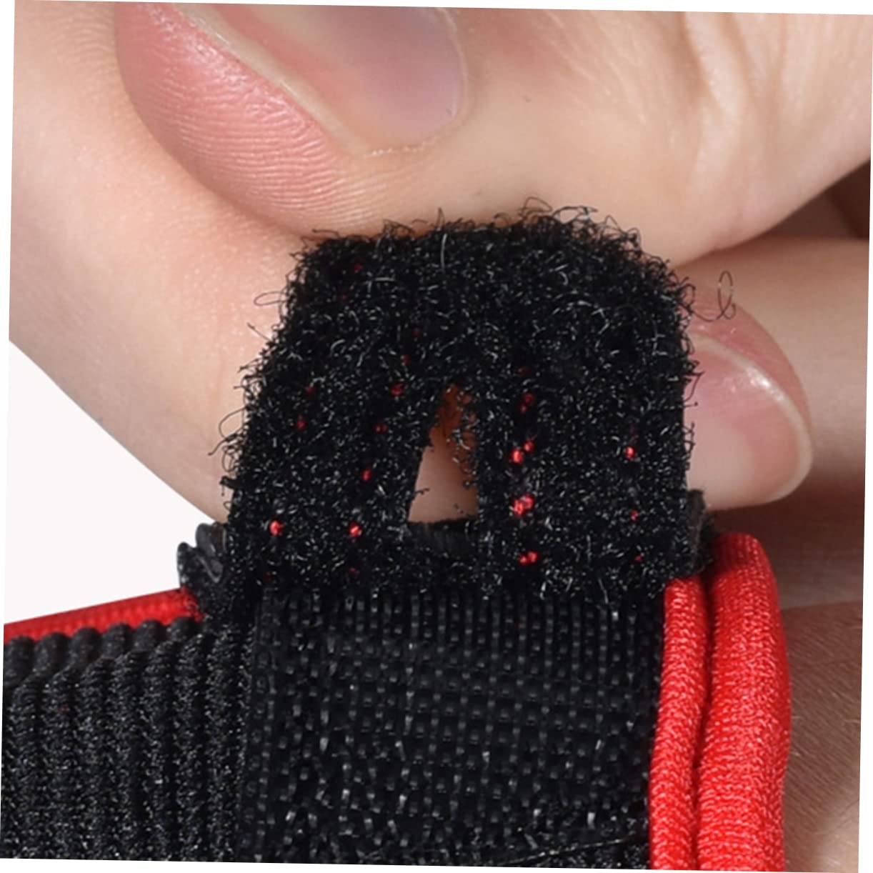 OSOLADY 1Pair Professional Slip Silicone Bowling Gloves Elastic Breathable Sports Gloves for XL Red Color for Enhanced Grip Comfort Bowling Activities