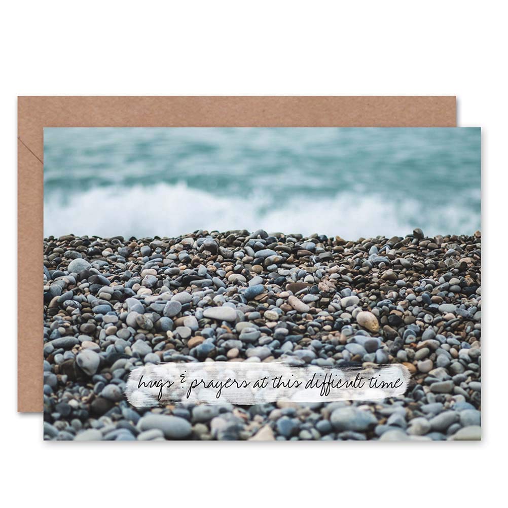 Wee Blue Coo Blue Wee Coo Card Greeting Bereaved Sympathy Pebble Beach