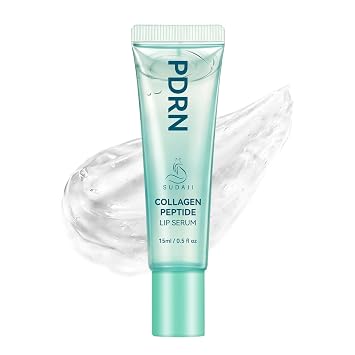 PDRN Lip Serum 0.5 fl.oz, Collagen Peptide Lip Balm for Hydration