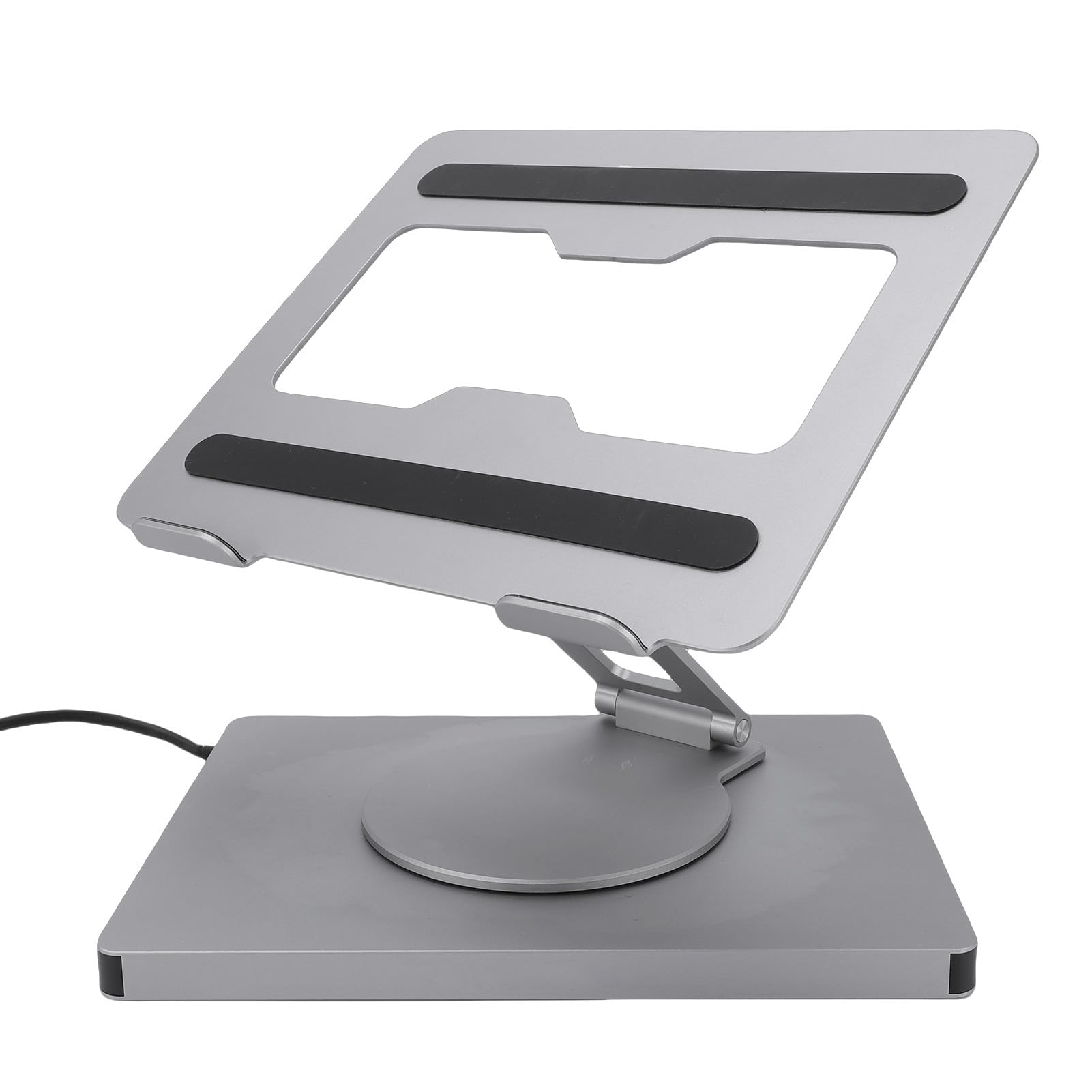 Fabater Docking Station per Laptop in Lega di Alluminio Supporto Hub USB 10 in 1 Design Rotante Regolabile per Uso Professionale