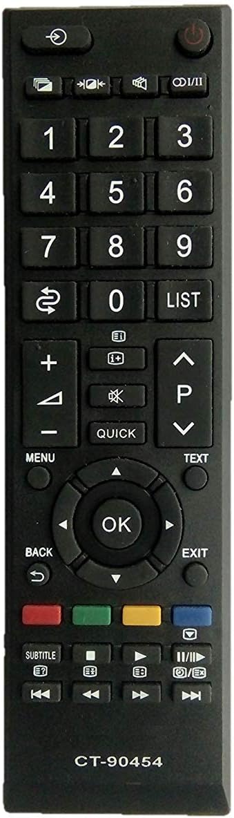REMOTEX CT-90454 Remote Control Compatible Remote for Toshiba LCD LED