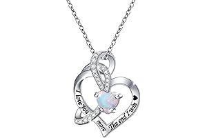 Forged in Sterling Silver, an 'I Love You More' Necklace—A Heartfelt Token of Affection