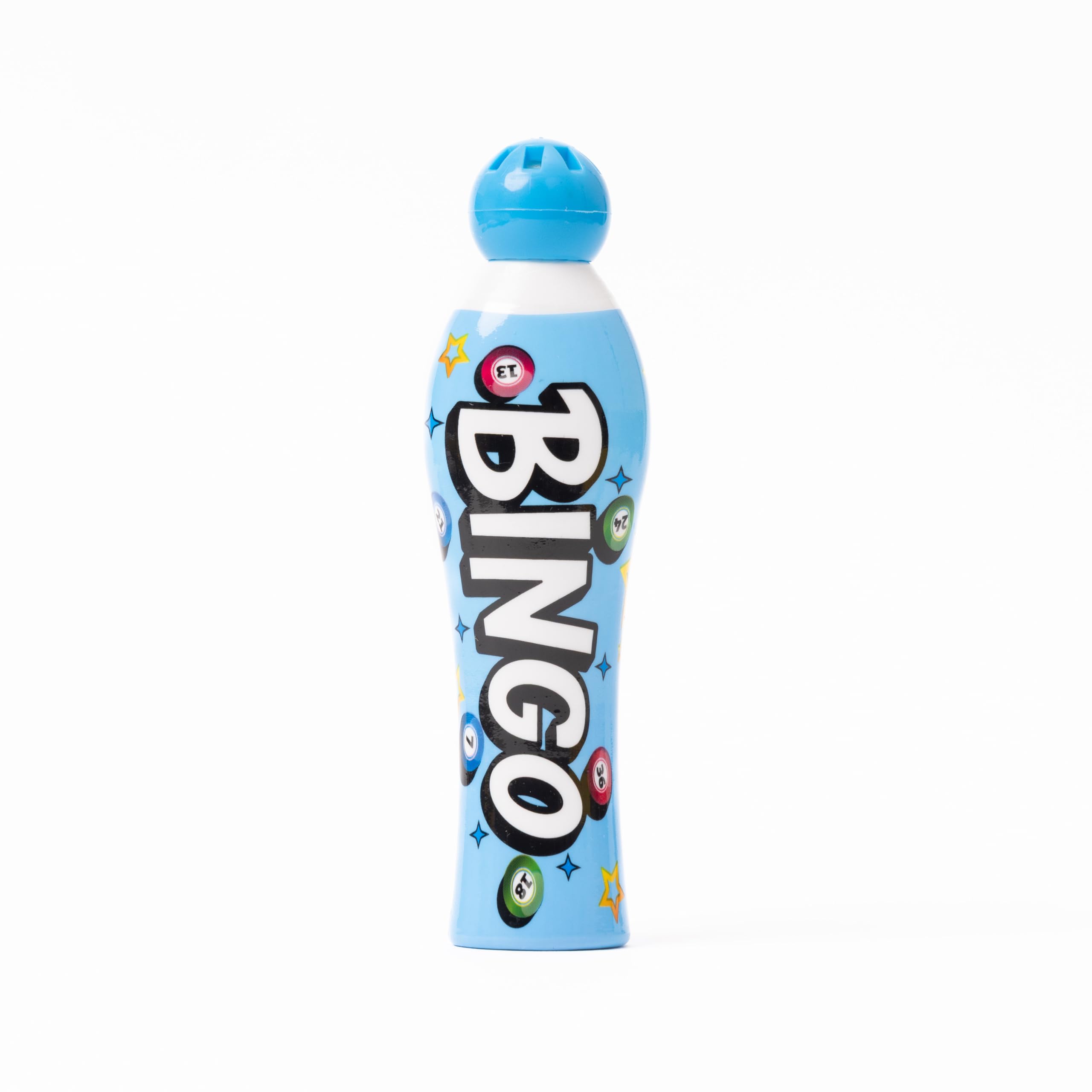 Lot de 12 grands tampons de bingo dans une boîte de présentation – 12 couleurs vives – Bouteilles d'encre de 40 ml – Marqueurs de bingo faciles à prendre en main pour événements, fêtes, collectes de