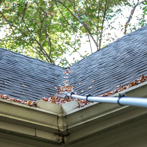 Docazoo DCZ-FGS-P048-01-AA1US Roof Rake Extension Pole Attachment - Adjustable Roof Rake Attachment For Cleaning Leaves thumb #2