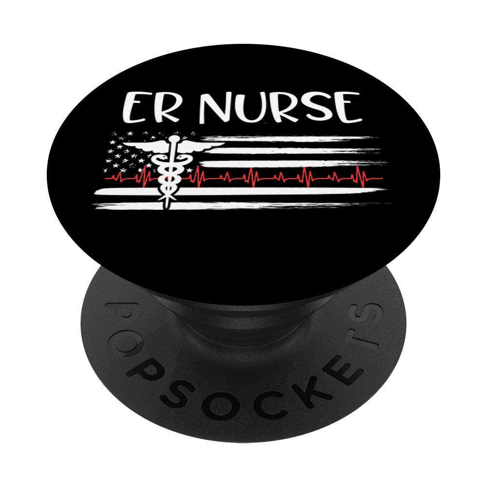 Nurse Flag PopSocket - Swappable Grip For Phones & Tablets