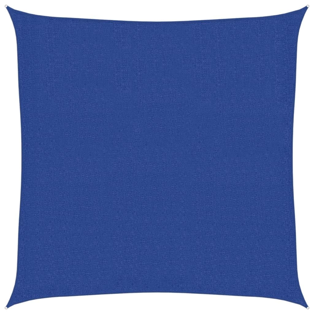 vidaXL Sunshade Sail 160 g/m² Square Blue 3x3 m HDPE — image 1