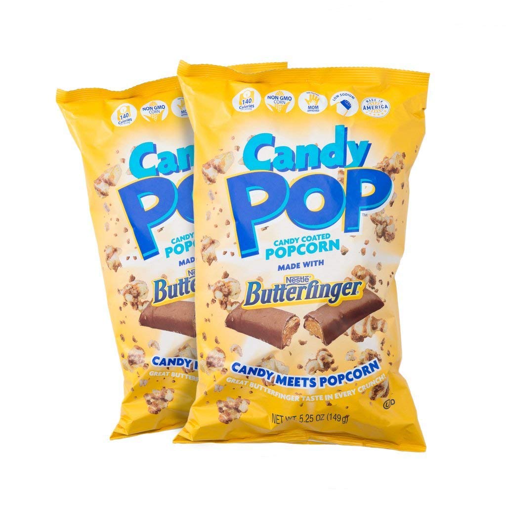 Cookie Pop Popcorn311923 Butterfinger Popcorn Cookies, 5.25 oz - Pack of 12