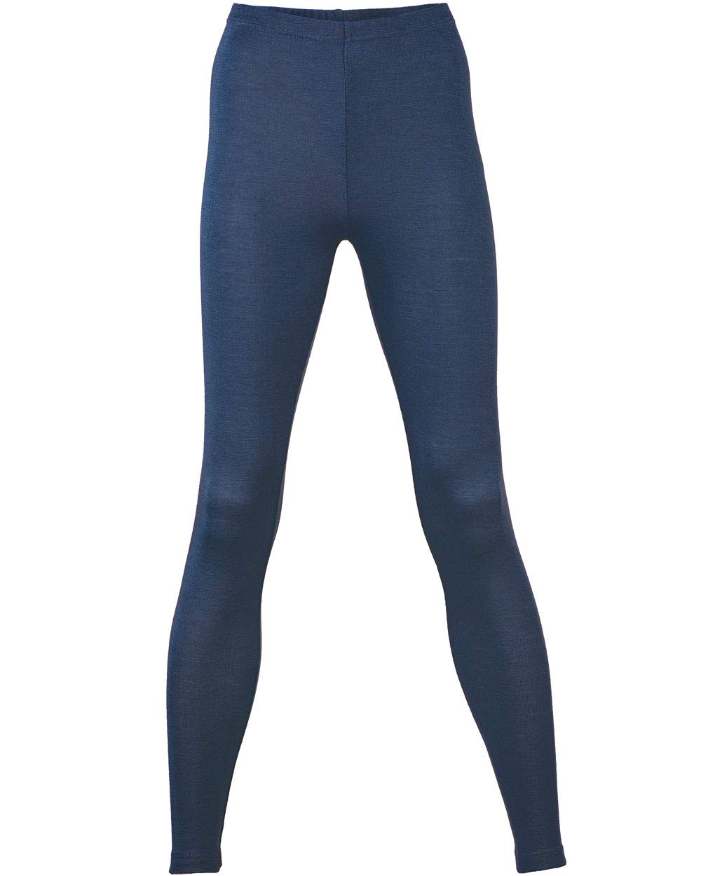 Engel, Thermal Leggings, Organic Merino Wool, Mulberry Silk Base Layer (UK 18/20 -EU 46/48, Navy)
