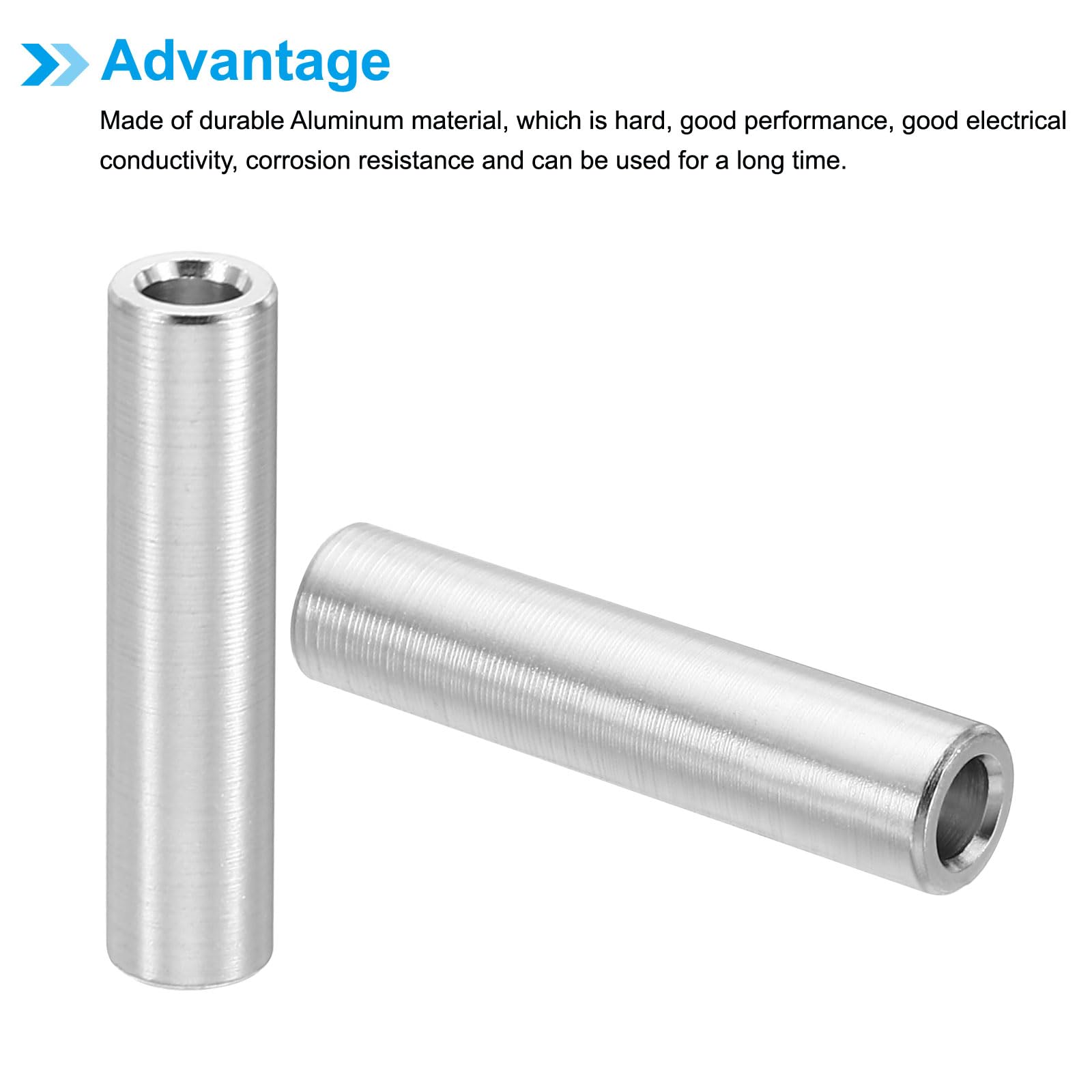 10 Pz Distanziatori Rotondi Filettati In Alluminio M3 M4 M5 M6 M8 Rondella Piatta Boccola Guarnizione Distanziatore Manica Distanziali (Color : 10mm, Size : M3 - Foto 6