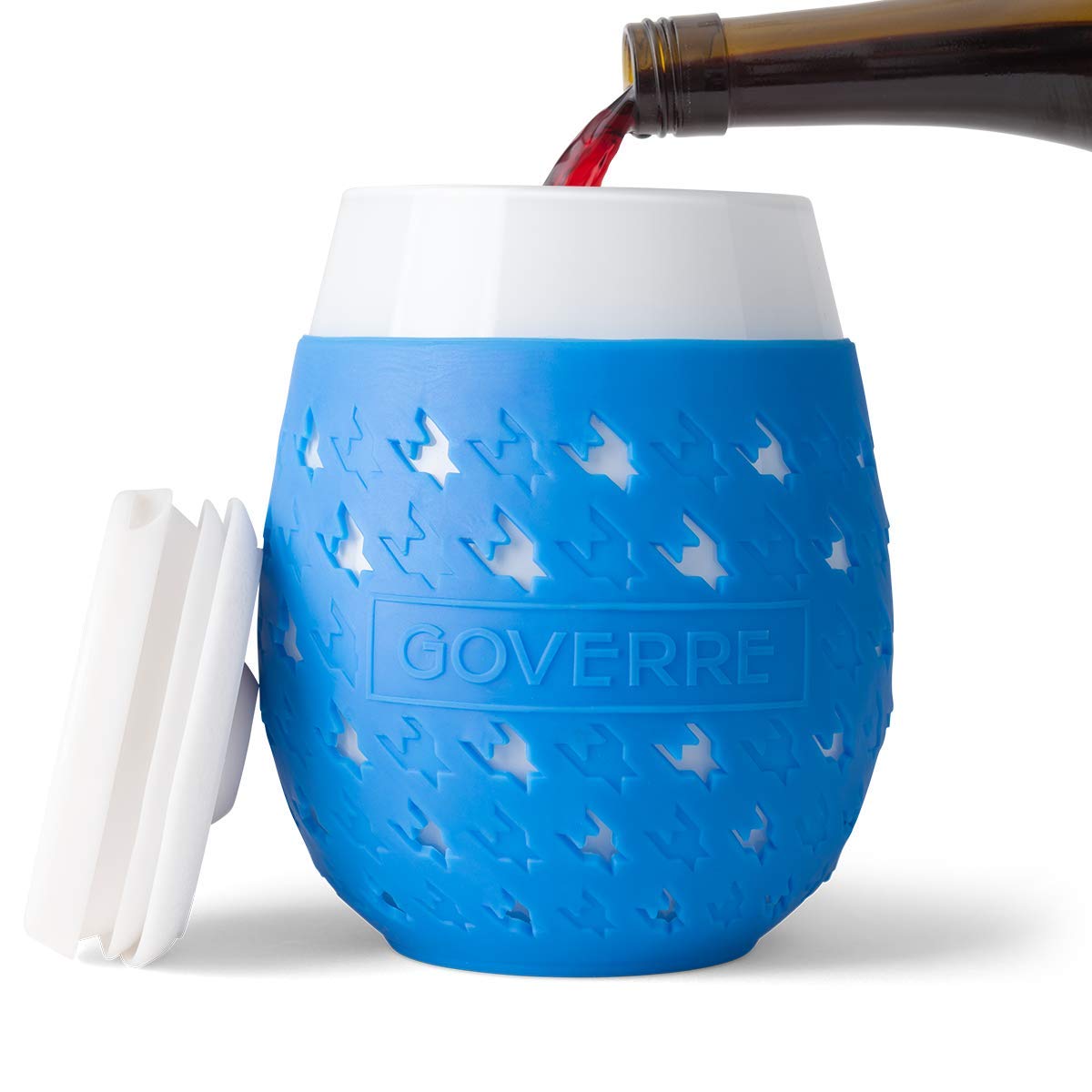 GOVERRE a GLASS: Portable Wine Glass as Seen on Shark Tank | Spill Proof To  Go
