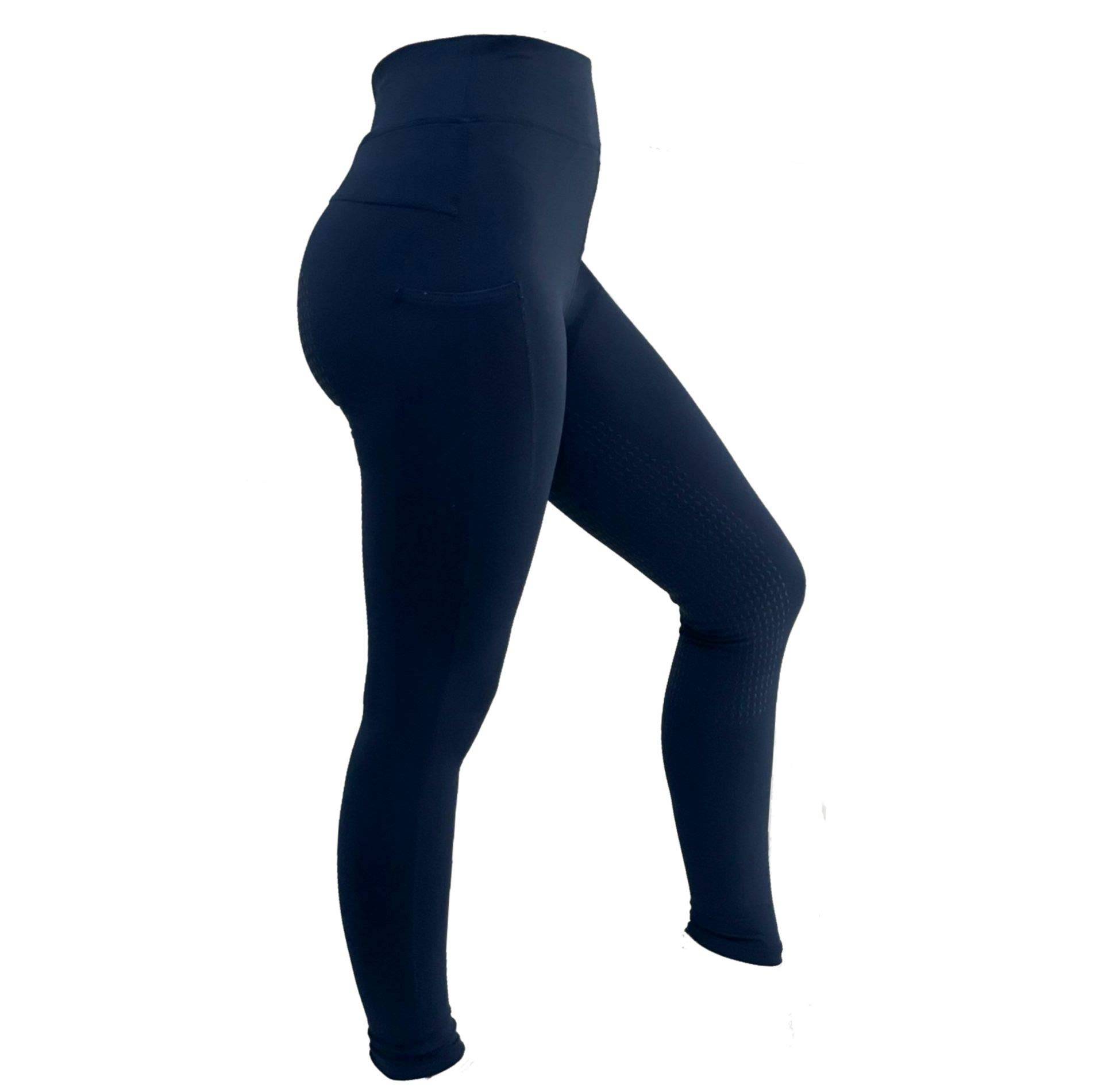 Horse Rider Women's Navy Versatile Riding Tights Uk18