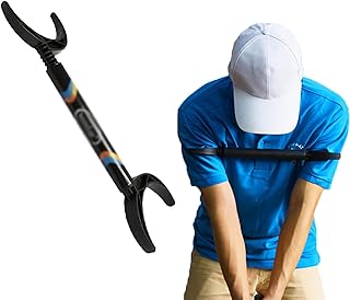 CANIAN Golf Putter Trainer, Golf Swing Plane Training Aid, Horn Cutting Exerciser, Golf Swing Guide Training Aid Golf trainer Golf Swing Trainer/Tool, Swing Alignment Corrector
