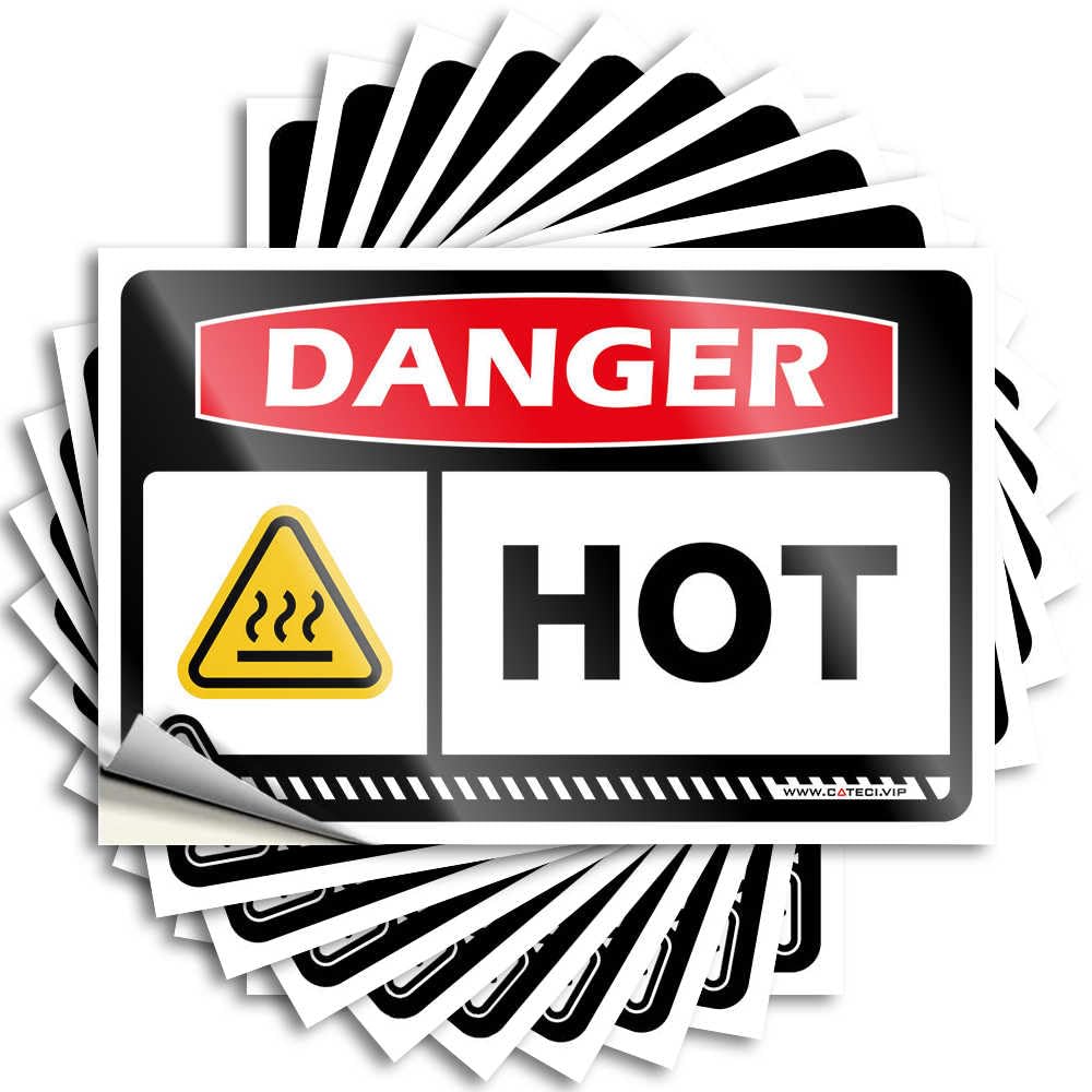 Bar Accessories Man Cave Saying Cover | Danger Hot Coastal Friends Sticker Pack(12X18CM)