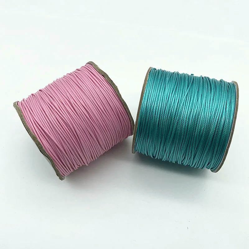 Cordón Encerado de 10 a 150 m, Hilo Encerado, Pulsera de Hilo, joyería de Moda, Venta al por Mayor, Cuerda para fabricación de Joyas, 10-1,0 mm (150 Metros)