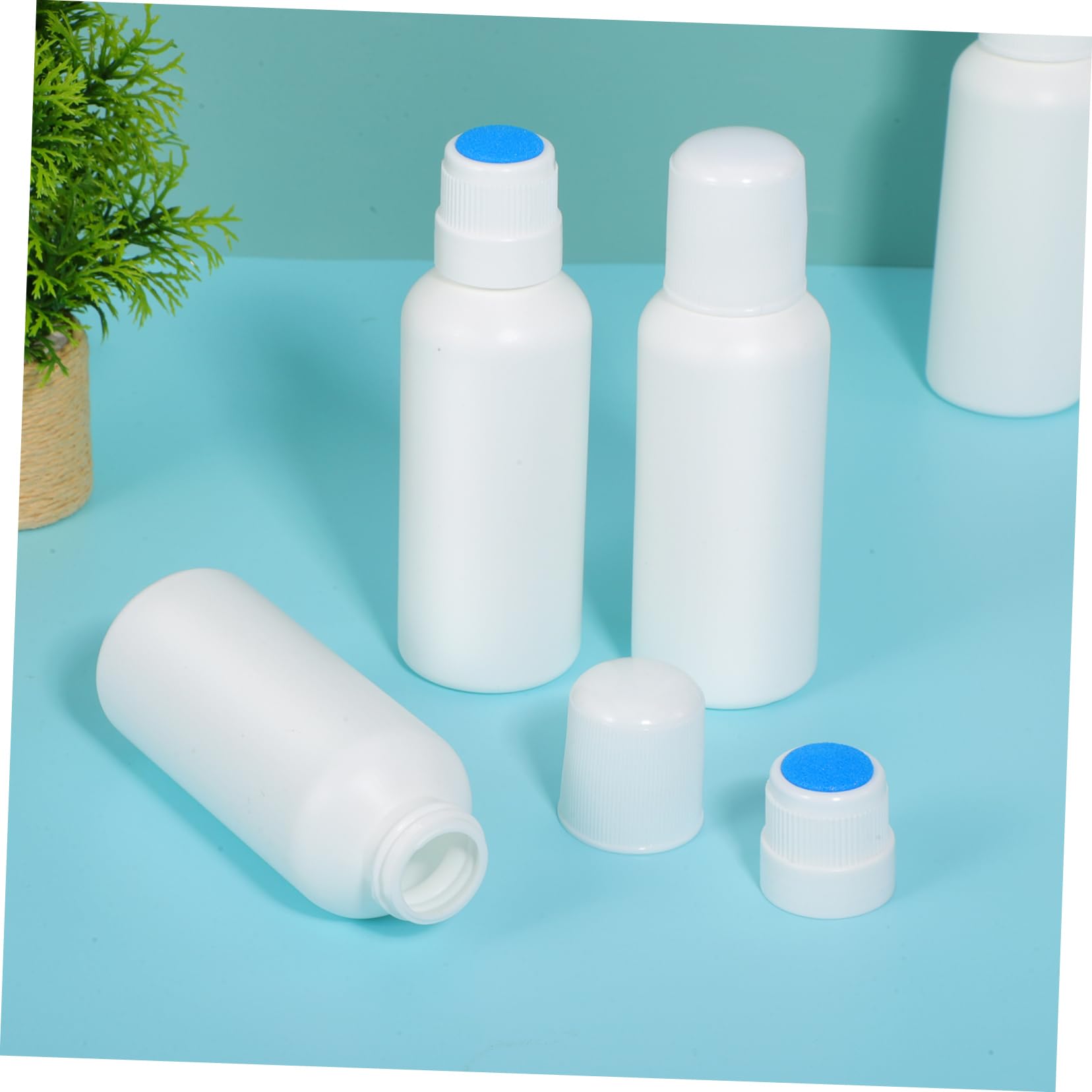 iplusmile 100 Ml Butelka Z Gąbką Do Aplikacji Maści Wielokrotnego Użytku Mała Butelka Z Gąbką Do Olejów I Kremów