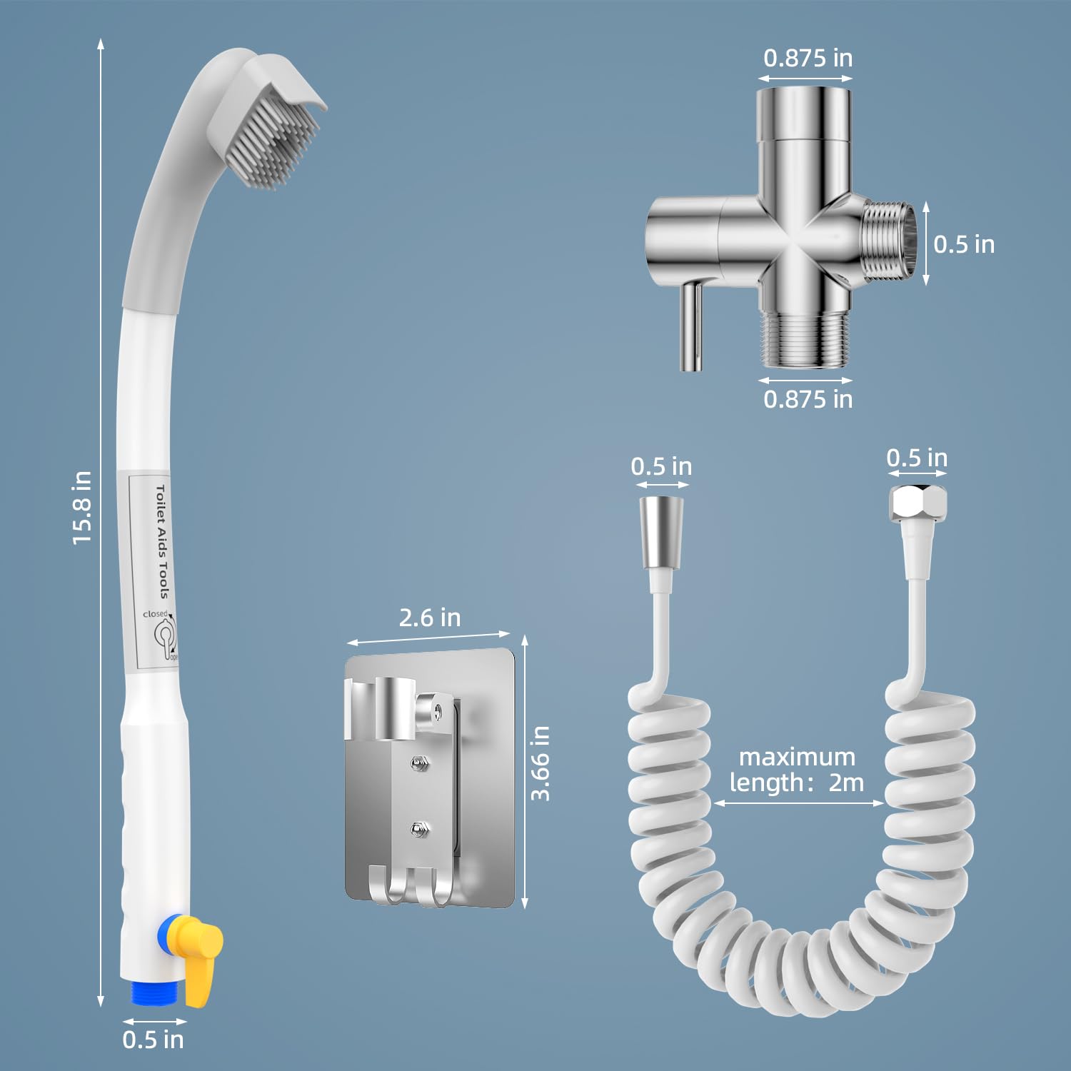 Snapklik.com : Butt Flush Tool, 15.7 Inch Comfort Flush Toilet Aid, Hip ...