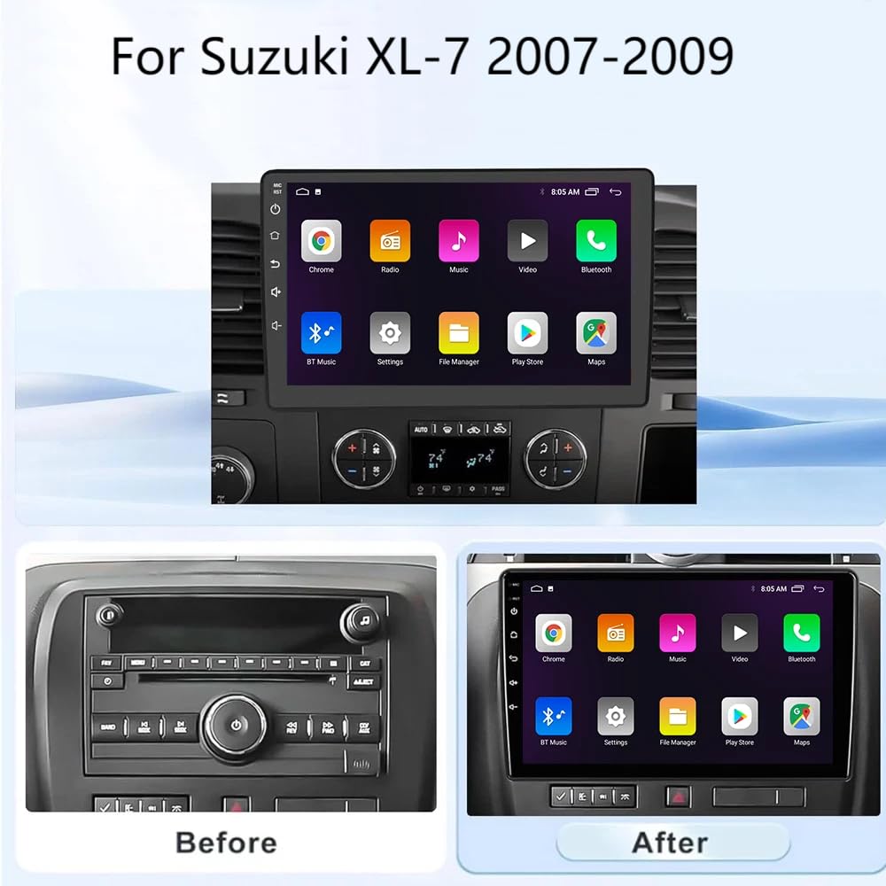 Amazon.com: [4GB+64GB] Car Radio Stereo for Suzuki XL7 2007 2008