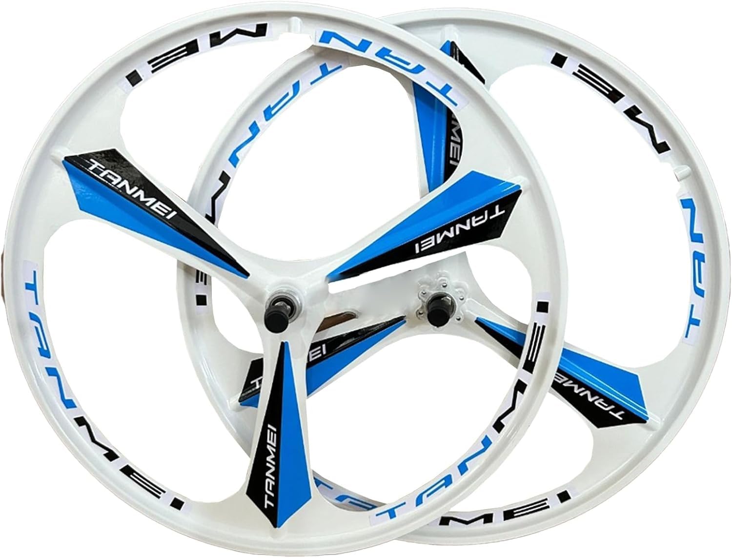 SXSHEYS 20/24/26/27.5/29Inch Mountain Bike Mag Magnesium Wheelset 3-Spoke Set Rim Front Rear Wheels 100X135mm for 6-9 Speed Disc Brake