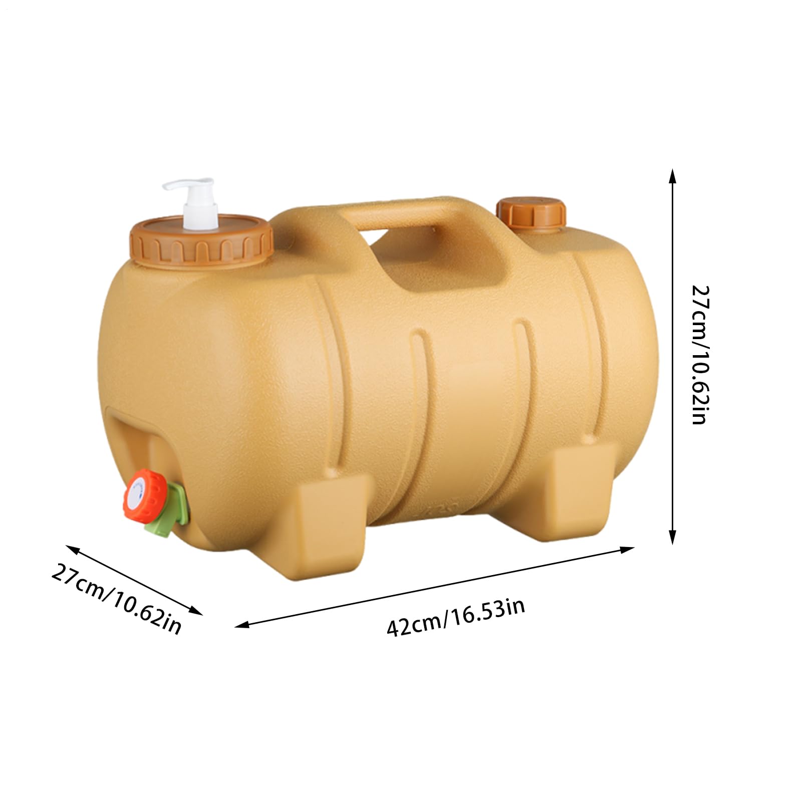 Tragbarer Wassertank – Wasserbehälter für den Außenbereich, 20 l, mit, wiederverwendbar, in Schweineform, für Familien, Freunde und Sportler