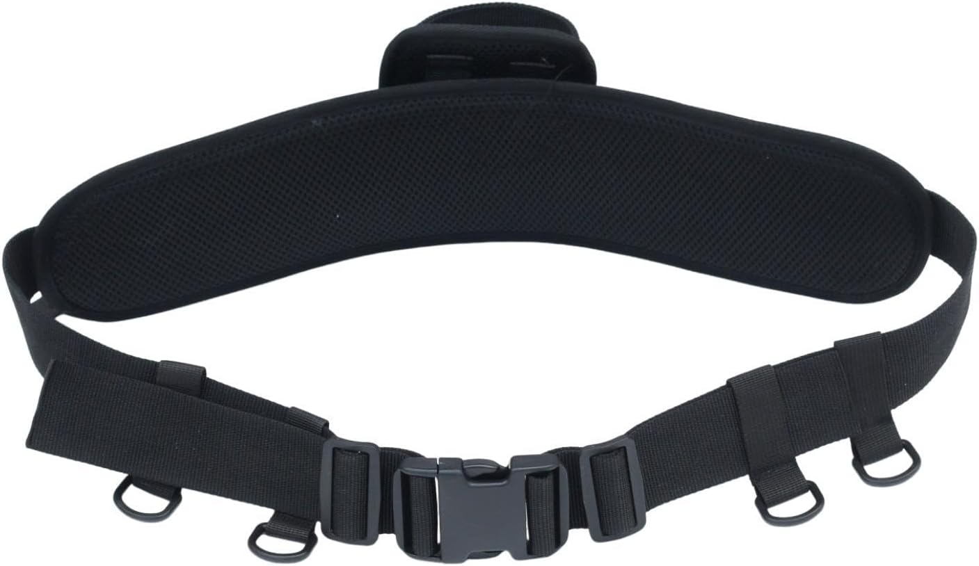 Fishing Belt Detachable Waist Gimbal Pad Accessory Sturdy for Tackle Storage Multifunctional with Cup Holder & Rod Rest, Brown
