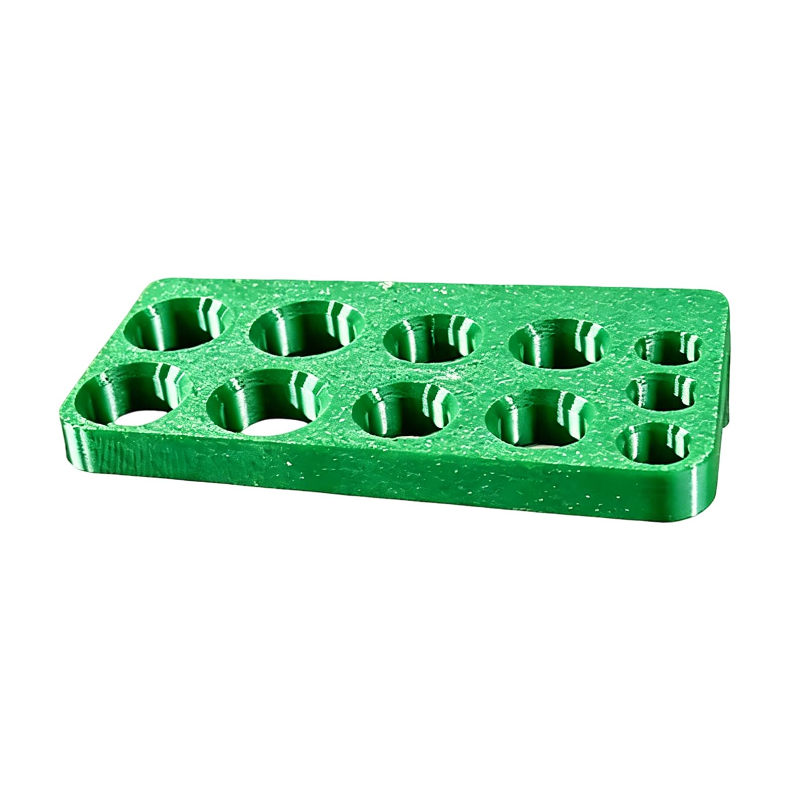 Apglsxy Green Workstation Tool Organizer, Compact Polymer Ratchet Extension Holder For Socket Extensions And Tool Area Storage Setup Socket Extension Organizer Ratchet Holder Garage Storage Workstation Cabinet Rack