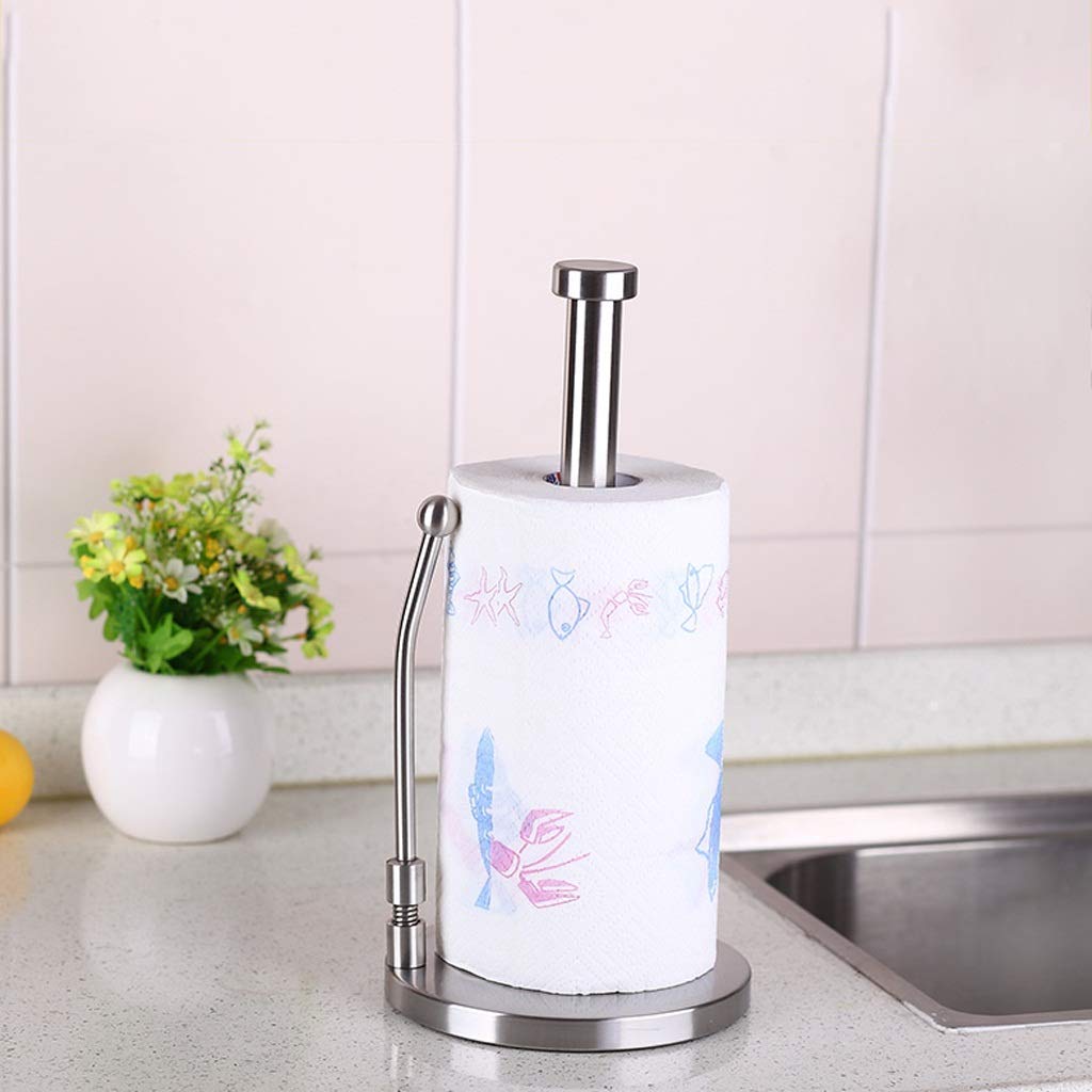 Porta Carta igienica Distributore di Carta Asciugamano Bagno Bagno Servizio igienico Distributore in Acciaio Inox Montatura a Parete Simple Toilet Roll Dispenser Adatto per la casa e L'Ufficio