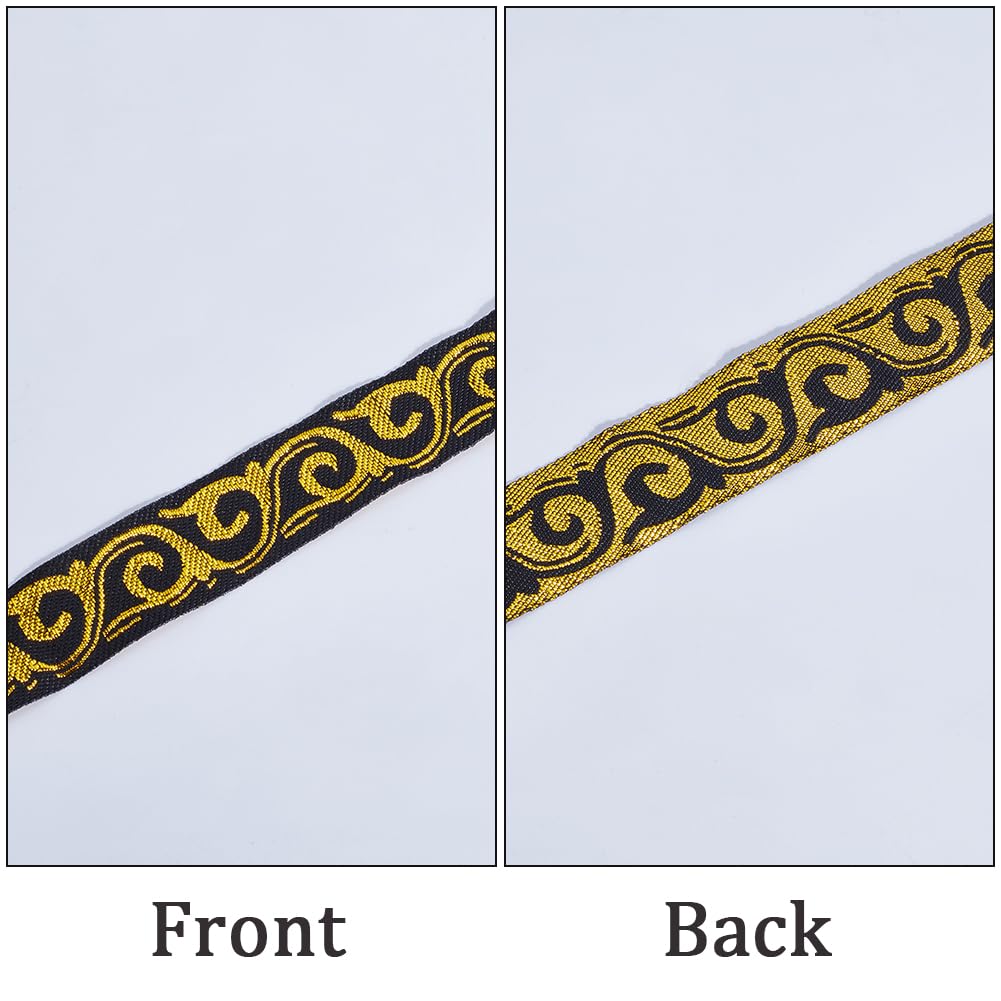 GORGECRAFT Ruban Jacquard Vintage Brodé De Style Ethnique En Dentelle